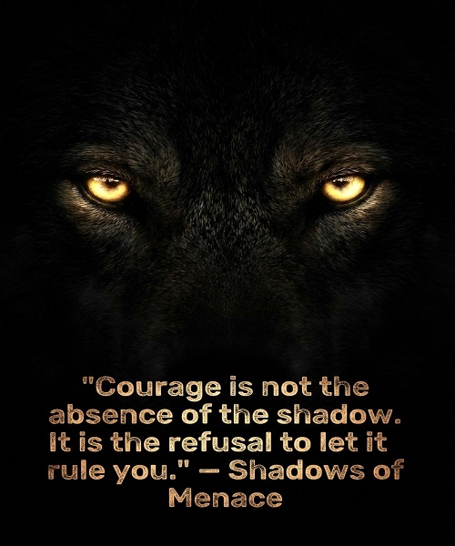 Shadows of Menace book cover - a tale of moral complexity and suspense