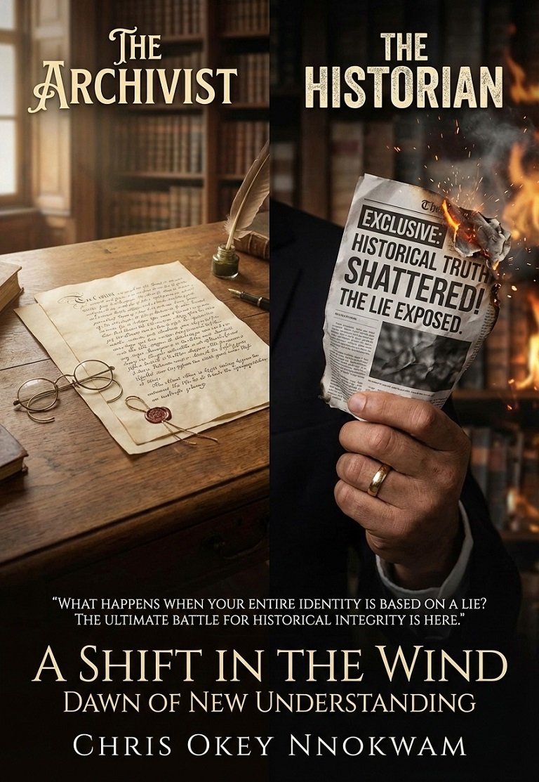 A Shift In The Wind: Dawn of New Understanding book cover - thought-provoking historical dramas and mysteries by Chris Okey Nnokwam