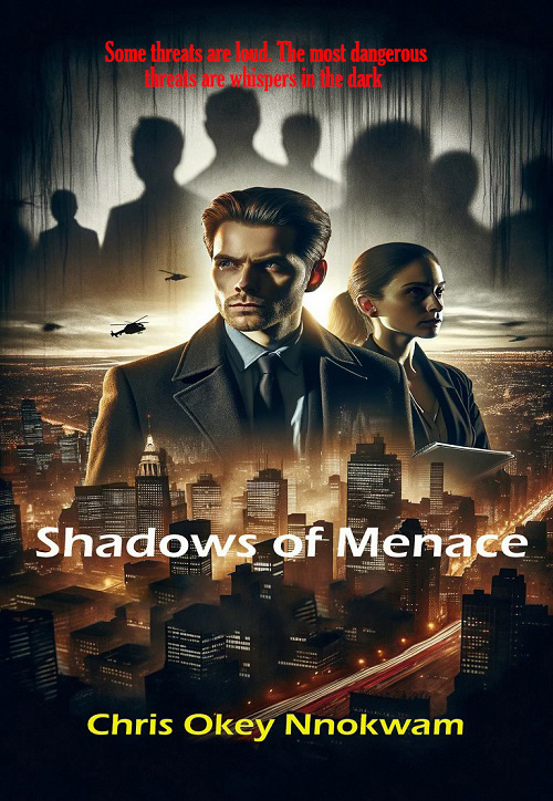 Shadows of Menace book cover - a tale of moral complexity and suspense