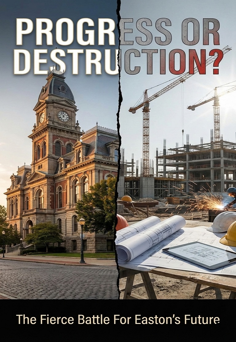 The Fierce Battle for Easton's future - a book that explores complex social issues including technology's impact on community and society, balancing progress with tradition by Chris Okey Nnokwam